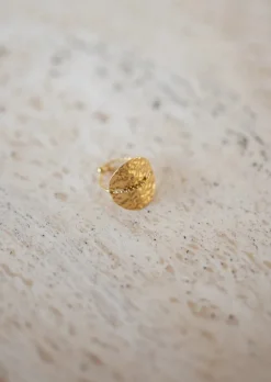 Flash Sale Bague Garry Dorée - Ajustable - Acier InoxydableEasy Clothes Bagues