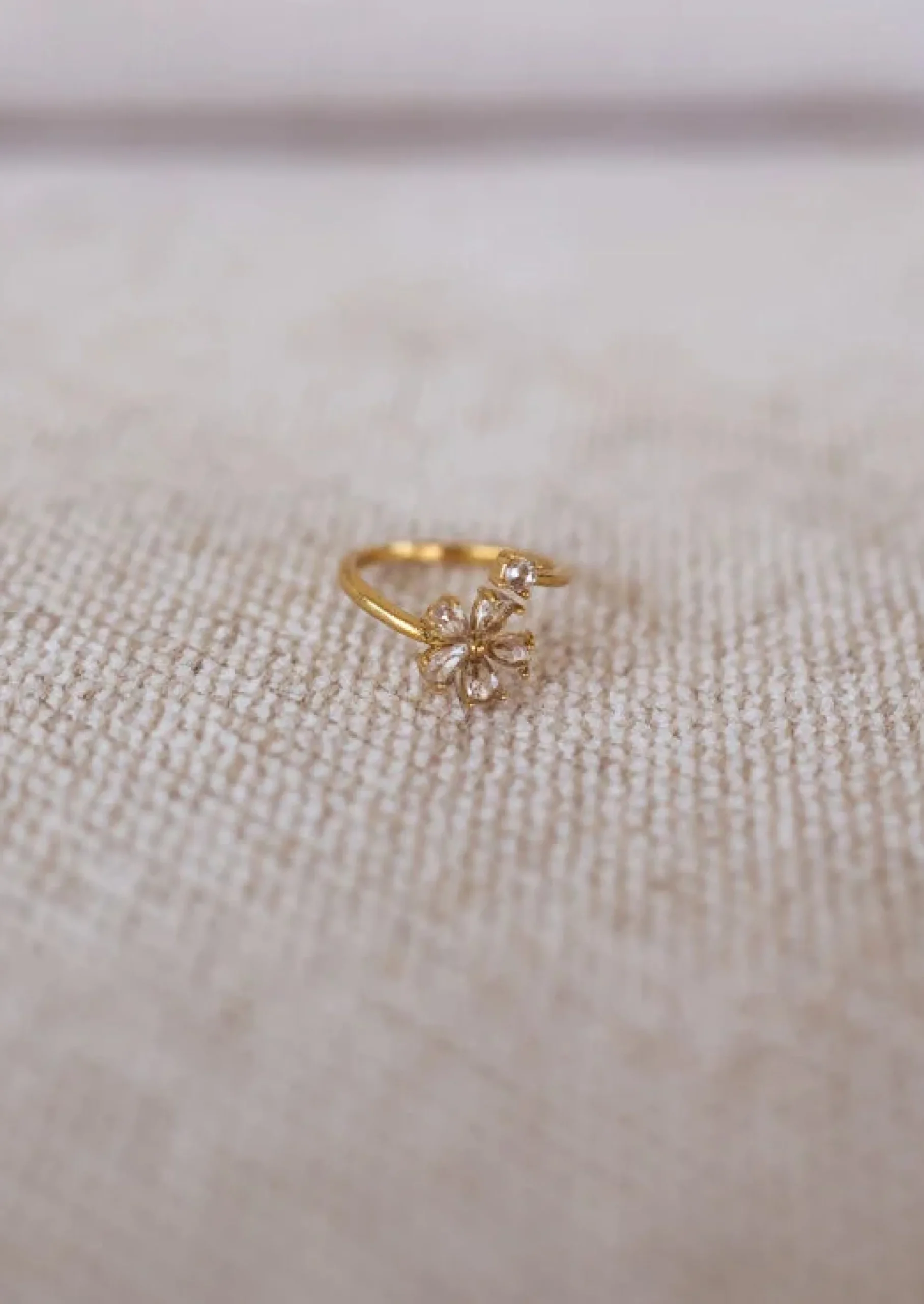 Online Bague Rilla dorée | Bague effet diamants | Prêt-à-porter en ligne | Easy Clothes Bagues