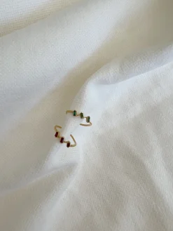 Store Bague Telia - bordeaux et doréeEasy Clothes Bagues