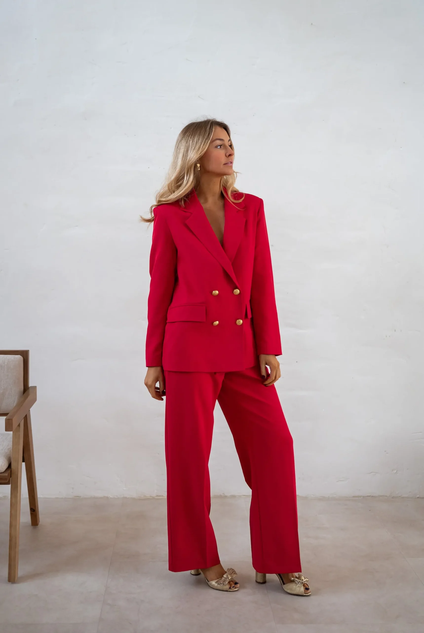 Clearance Blazer Maon - Rouge Vif - Ensemble Moderne & TendanceEasy Clothes Femme Blazers