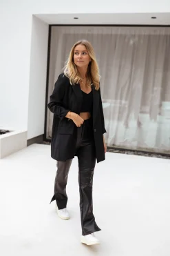 Shop Blazer Ray - noirEasy Clothes Femme Blazers