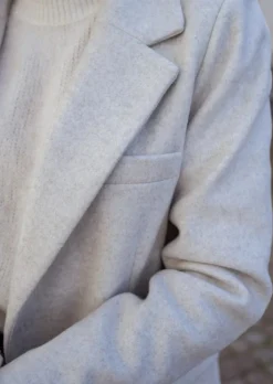 Clearance Blazer Sammy - Gris Clair - Avec EpaulettesEasy Clothes Femme Blazers