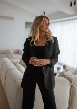 Outlet Blazer Tory CREATION - noirEasy Clothes Femme Blazers