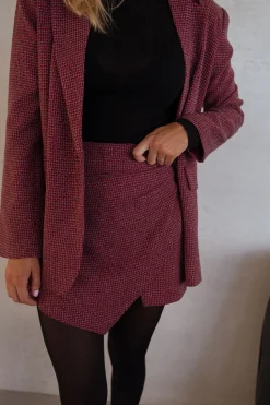 Discount Blazer Vanya - rouge pied de pouleEasy Clothes Femme Blazers