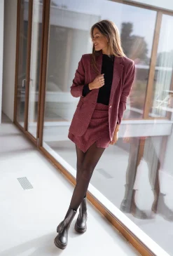 Discount Blazer Vanya - rouge pied de pouleEasy Clothes Femme Blazers