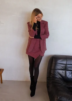 Discount Blazer Vanya - rouge pied de pouleEasy Clothes Femme Blazers