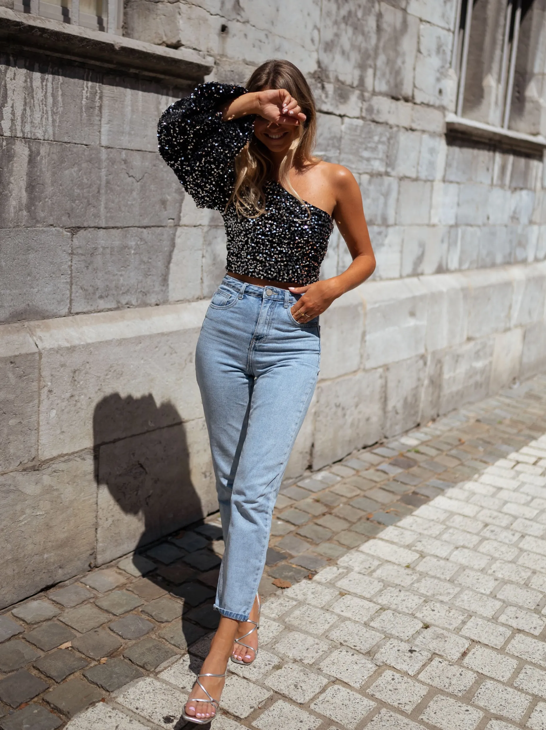 Flash Sale Blouse Albane - à paillettesEasy Clothes Femme Chemisiers & Blouses