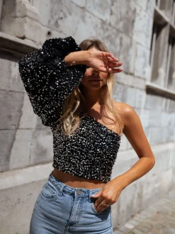 Flash Sale Blouse Albane - à paillettesEasy Clothes Femme Chemisiers & Blouses