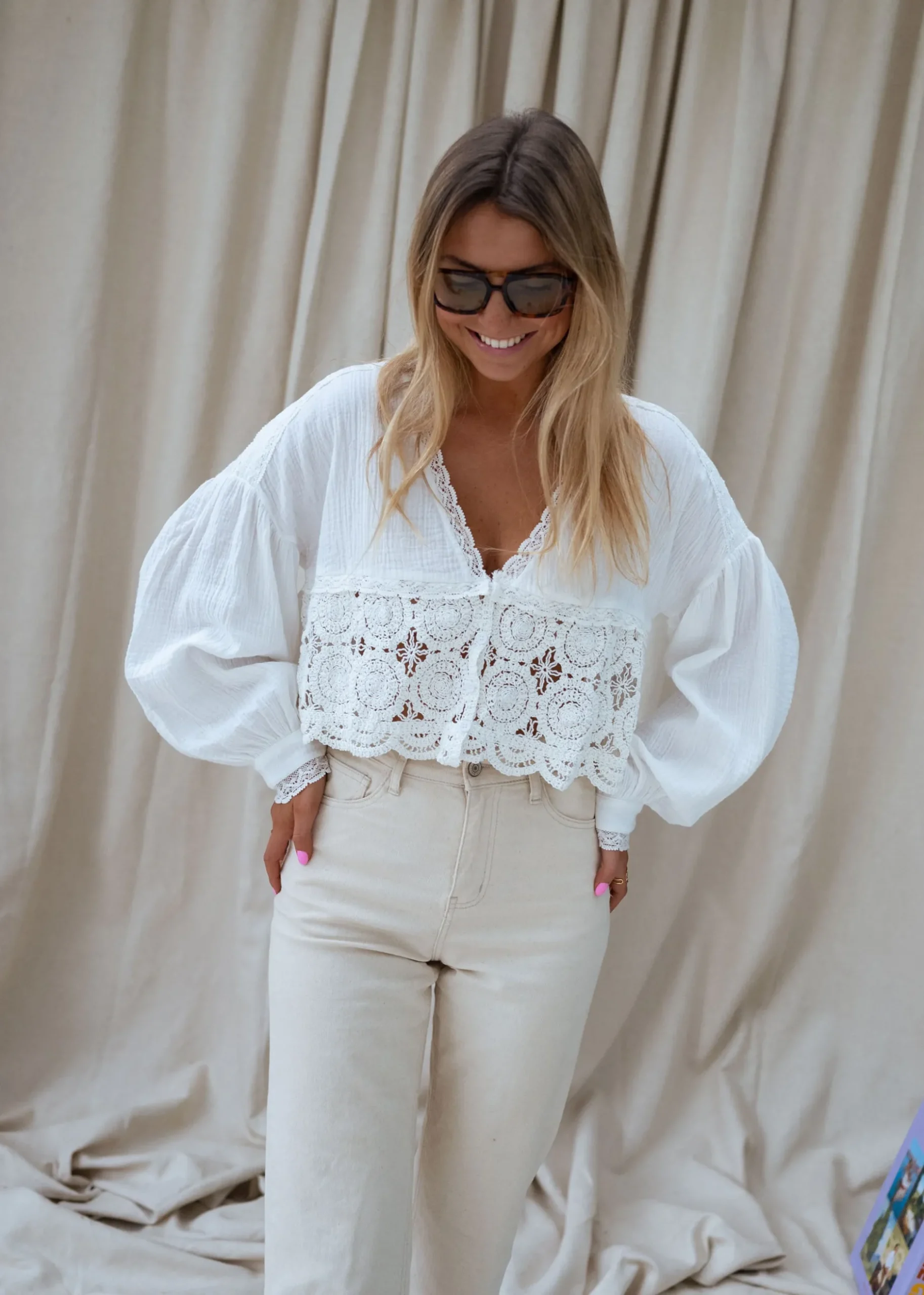 Store Blouse Aldo - écrueEasy Clothes Femme Chemisiers & Blouses