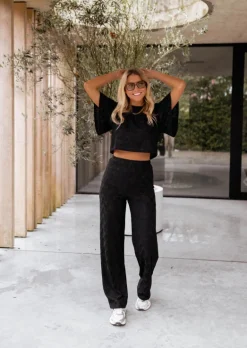 Best Sale Blouse Axella noire - CREATION | Blouse noire brodée | Prêt-à-porter en ligne | Easy Clothes Femme Chemisiers & Blouses