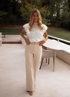 Hot Blouse Carmen - écrueEasy Clothes Femme Chemisiers & Blouses