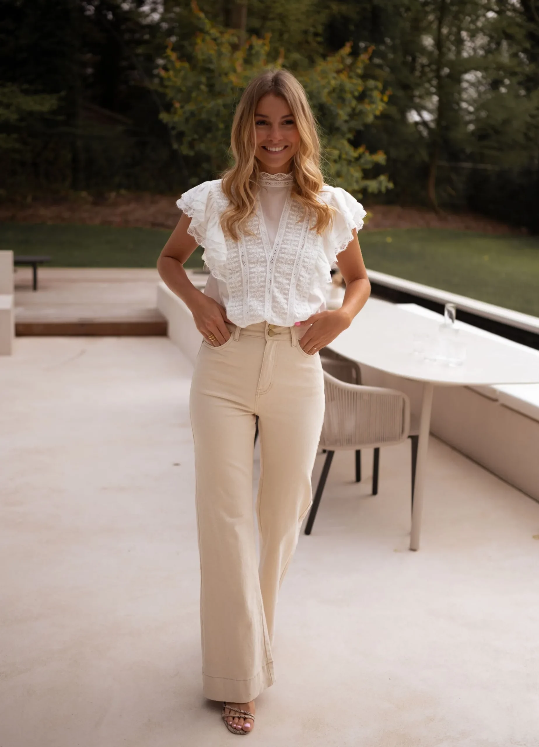 Hot Blouse Carmen - écrueEasy Clothes Femme Chemisiers & Blouses