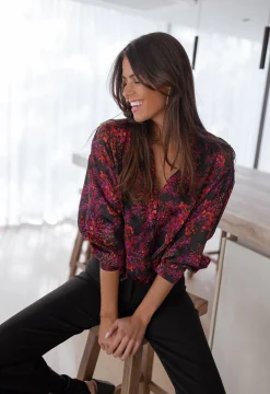 Cheap Blouse Catherine - à fleursEasy Clothes Femme Chemisiers & Blouses