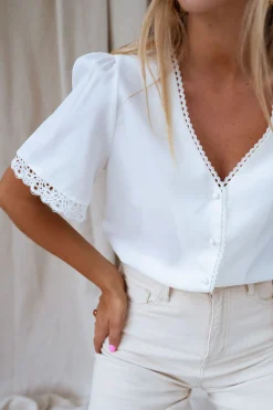 Shop Blouse Celie - écrueEasy Clothes Femme Chemisiers & Blouses