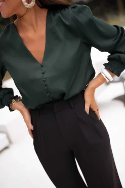 Hot Blouse Daina - verteEasy Clothes Femme Chemisiers & Blouses