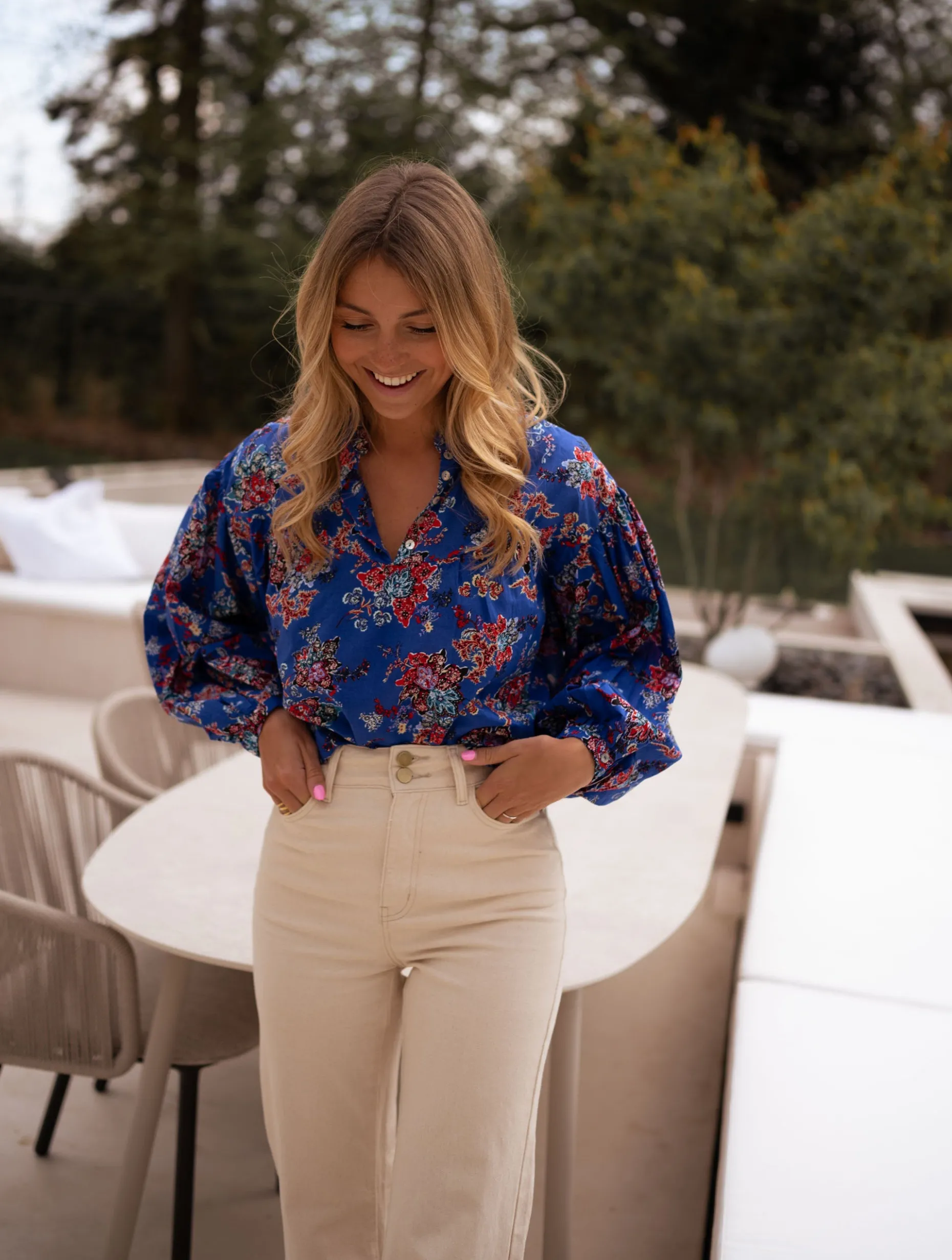 Store Blouse Divna - bleueEasy Clothes Femme Chemisiers & Blouses