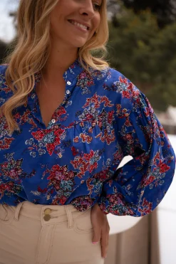 Store Blouse Divna - bleueEasy Clothes Femme Chemisiers & Blouses