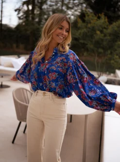 Store Blouse Divna - bleueEasy Clothes Femme Chemisiers & Blouses