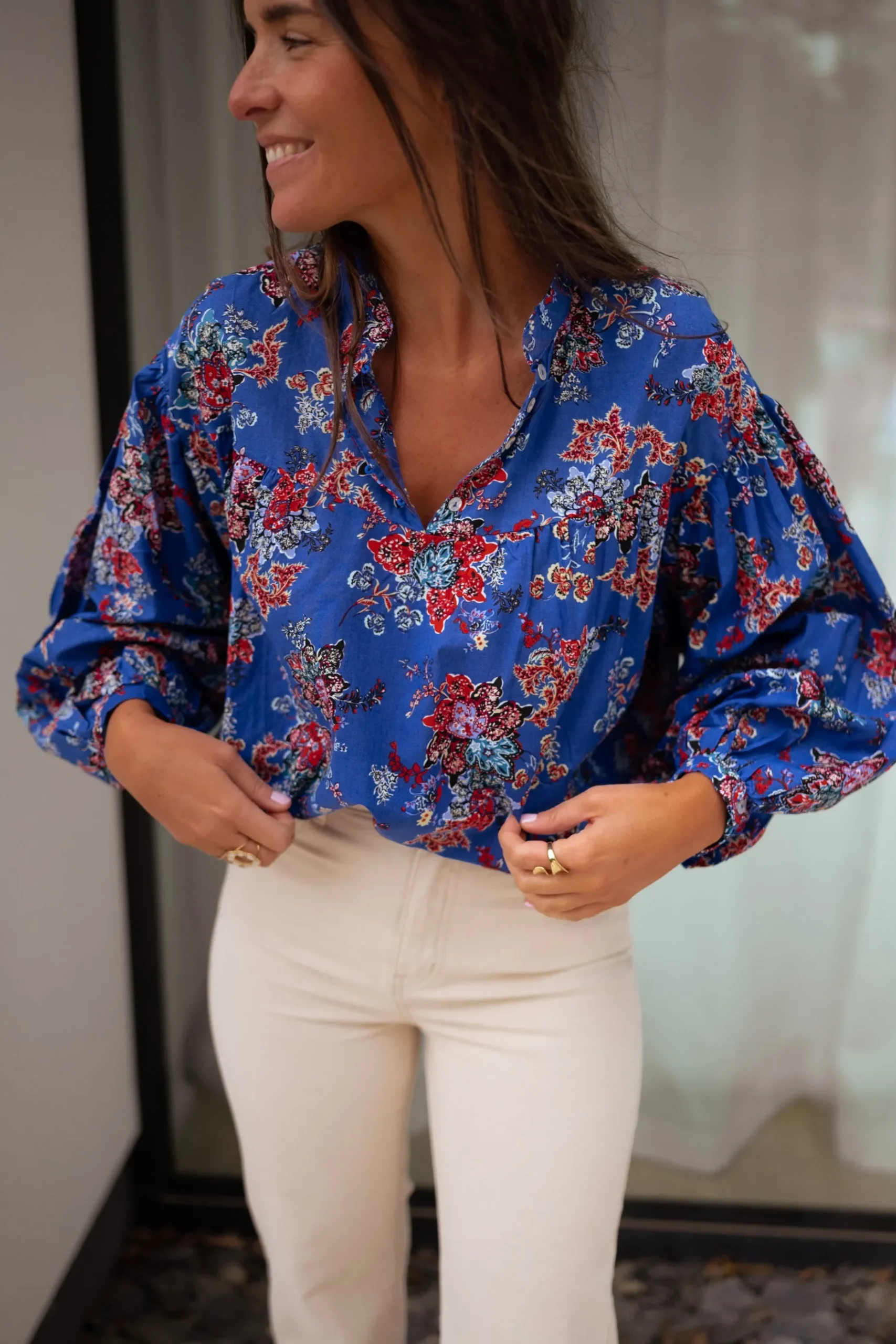 Store Blouse Divna - bleueEasy Clothes Femme Chemisiers & Blouses