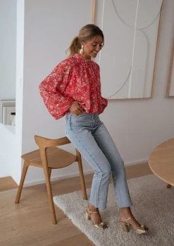 Cheap Blouse Doma - corail à fleursEasy Clothes Femme Chemisiers & Blouses