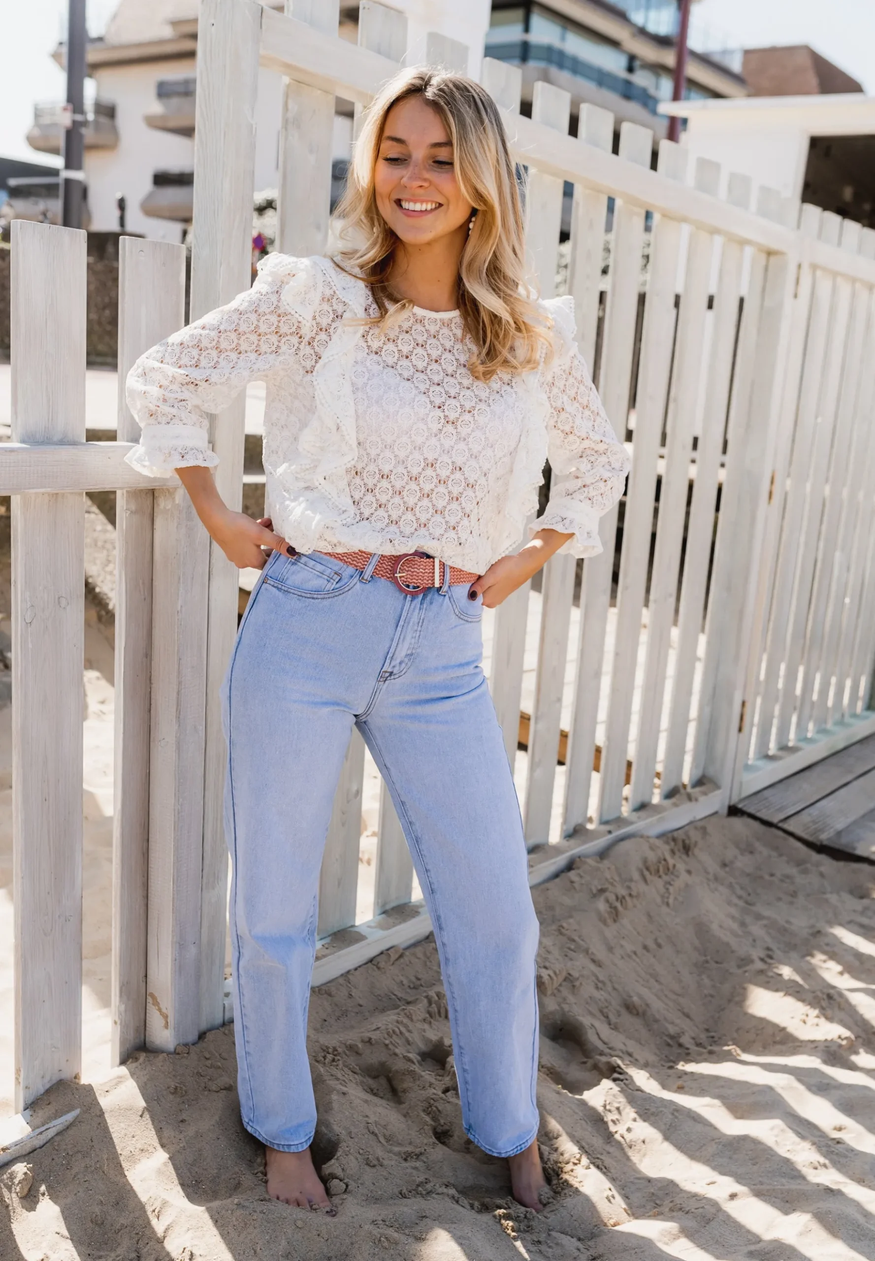 Flash Sale Blouse Filly - blancheEasy Clothes Femme Chemisiers & Blouses