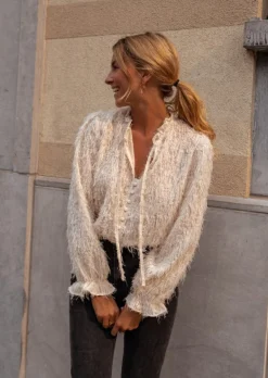 Fashion Blouse Gorgia Écrue - Originale - Manches Longues & LooseEasy Clothes Femme Chemisiers & Blouses