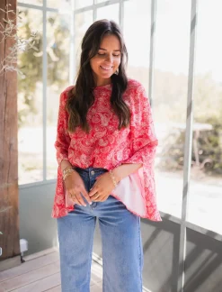 Best Sale Blouse Hopi CREATION - rougeEasy Clothes Femme Chemisiers & Blouses