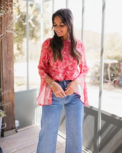 Best Sale Blouse Hopi CREATION - rougeEasy Clothes Femme Chemisiers & Blouses