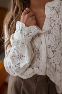 New Blouse Jade - écrueEasy Clothes Femme Chemisiers & Blouses