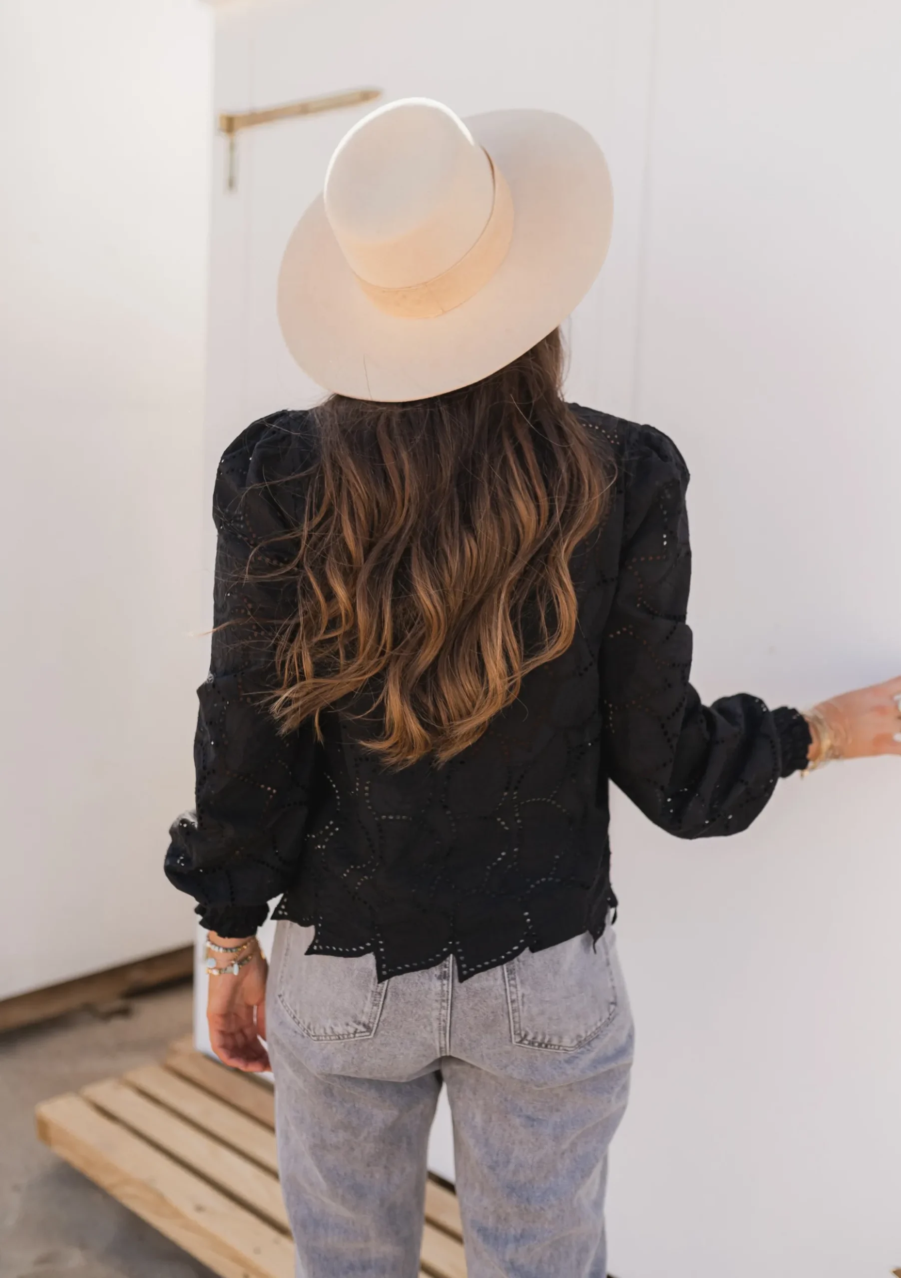 Outlet Blouse Jody CREATION - noireEasy Clothes Femme Chemisiers & Blouses