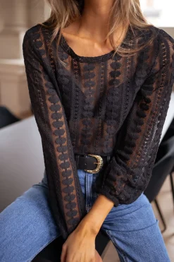 Cheap Blouse Laslo - noireEasy Clothes Femme Chemisiers & Blouses