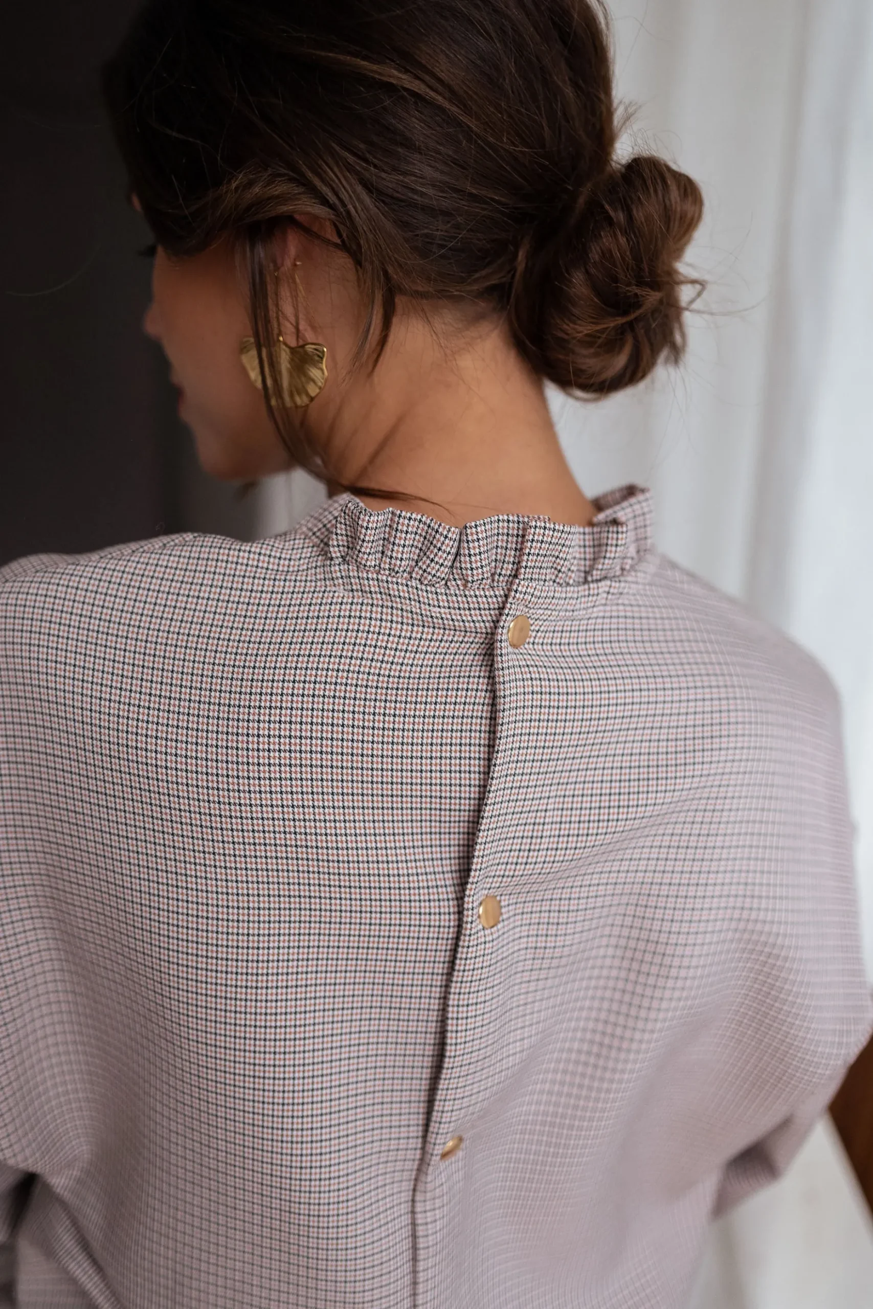 Clearance Blouse Maryse - à carreauxEasy Clothes Femme Chemisiers & Blouses