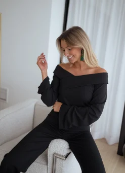 Discount Blouse Nikie CREATION - noireEasy Clothes Femme Chemisiers & Blouses