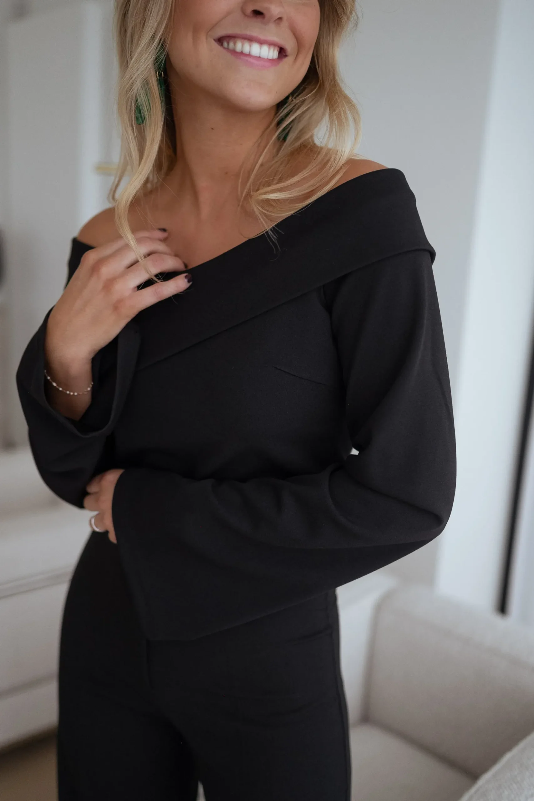 Discount Blouse Nikie CREATION - noireEasy Clothes Femme Chemisiers & Blouses