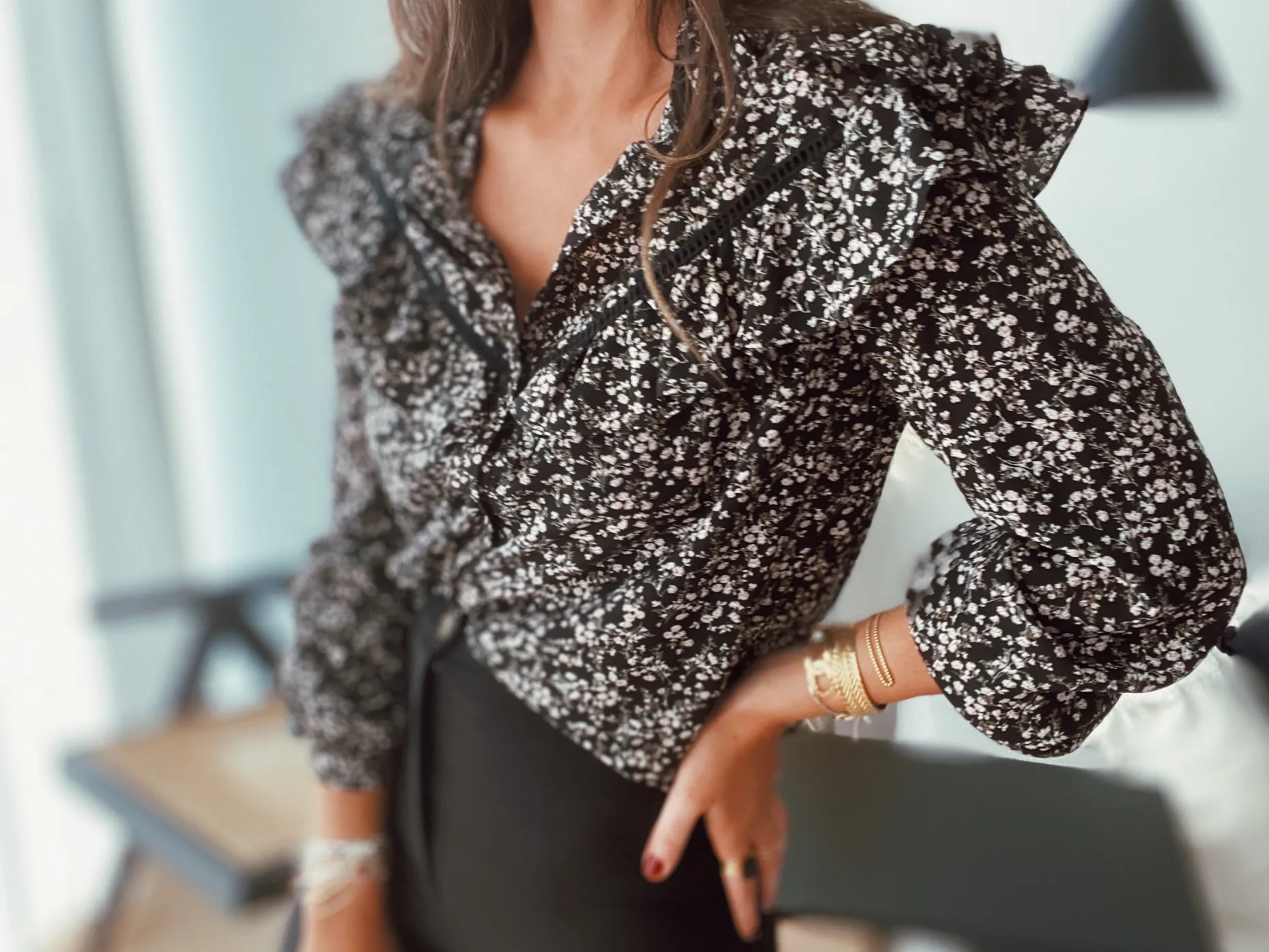 Flash Sale Blouse Ophé - noireEasy Clothes Femme Chemisiers & Blouses