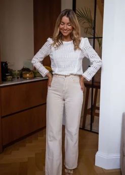 Sale Blouse Pattie - écrueEasy Clothes Femme Chemisiers & Blouses