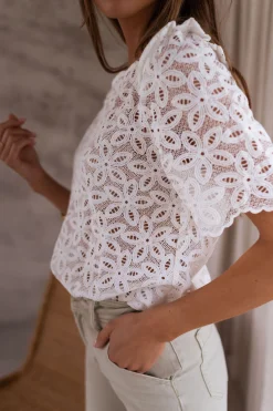 Outlet Blouse Sidy - blancheEasy Clothes Femme Chemisiers & Blouses