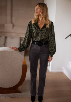 Sale Blouse Triade - léopard kakiEasy Clothes Femme Chemisiers & Blouses