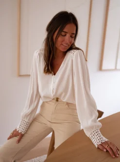 Best Sale Blouse Yena - blancheEasy Clothes Femme Chemisiers & Blouses