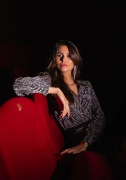 Online Body Esma - noir et argentéEasy Clothes Femme Body & Lingerie