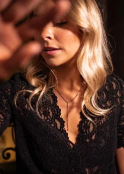 Outlet Body Noir - Ornella - Dentelle - FêtesEasy Clothes Femme Body & Lingerie