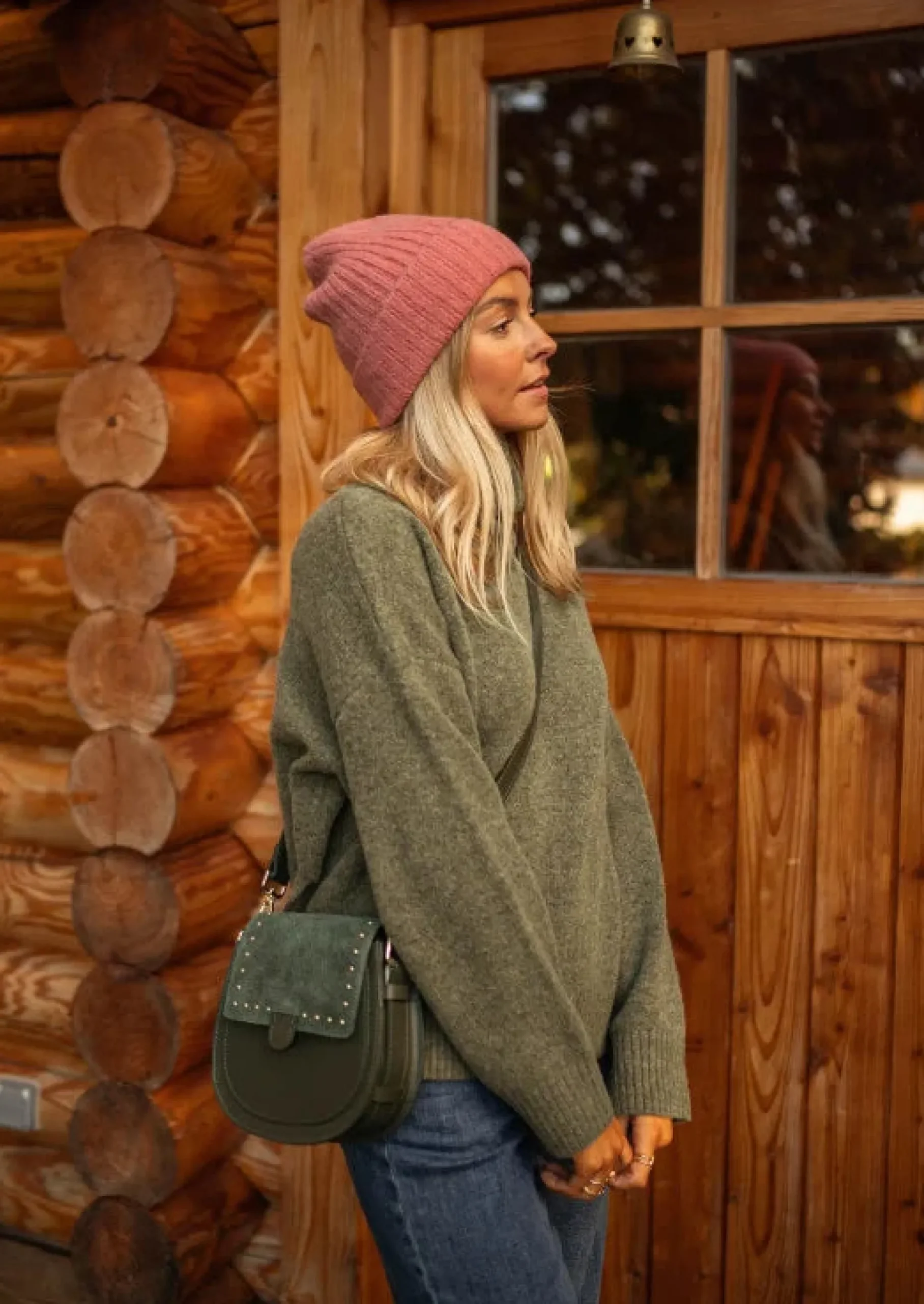 Clearance Bonnet Sama - Rose - En Maille & DouxEasy Clothes Bonnets & Gants