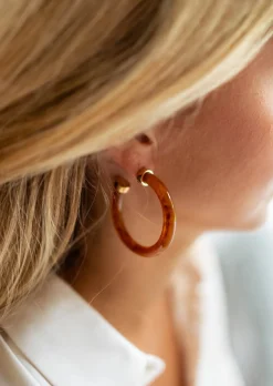 Cheap Boucles d’oreilles Bruna dorées | Boucles d'oreilles effet écaillé | Prêt-à-porter en ligne | Easy Clothes Boucles d'oreilles