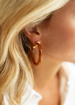 Cheap Boucles d’oreilles Bruna dorées | Boucles d'oreilles effet écaillé | Prêt-à-porter en ligne | Easy Clothes Boucles d'oreilles