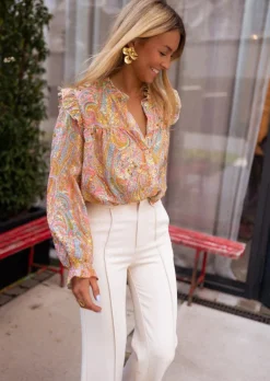 Outlet Boucles d’oreilles Desy dorées | Boucles d'oreilles en fleur | Prêt-à-porter en ligne | Easy Clothes Boucles d'oreilles