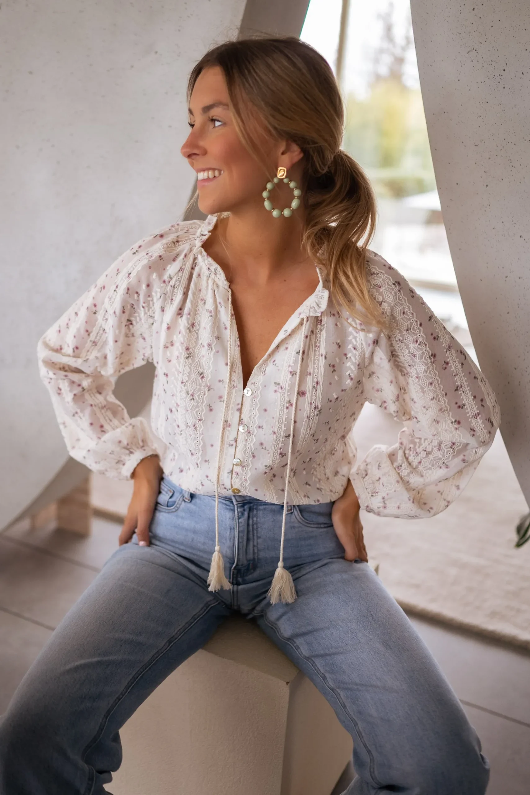 New Boucles d’Oreilles Dorées & Vertes | Loda | Bijoux & AccessoiresEasy Clothes Boucles d'oreilles