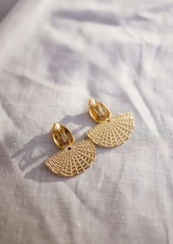 Store Boucles d’Oreilles Elvis - À Clip - DoréesEasy Clothes Boucles d'oreilles