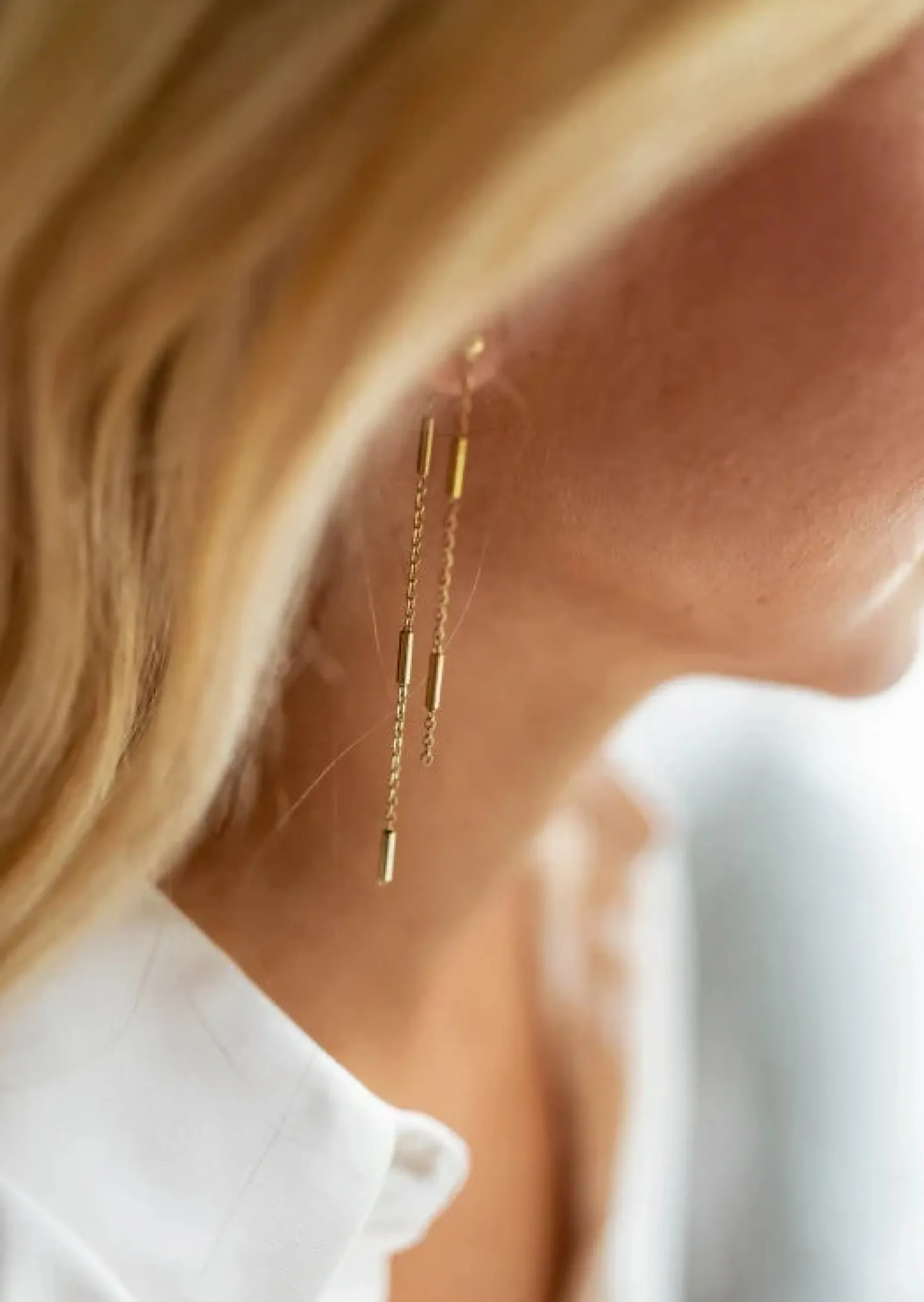 New Boucles d’oreilles Laryta dorées | Boucles d’oreilles pendantes | Prêt-à-porter en ligne | Easy Clothes Boucles d'oreilles