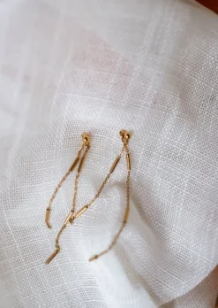 New Boucles d’oreilles Laryta dorées | Boucles d’oreilles pendantes | Prêt-à-porter en ligne | Easy Clothes Boucles d'oreilles