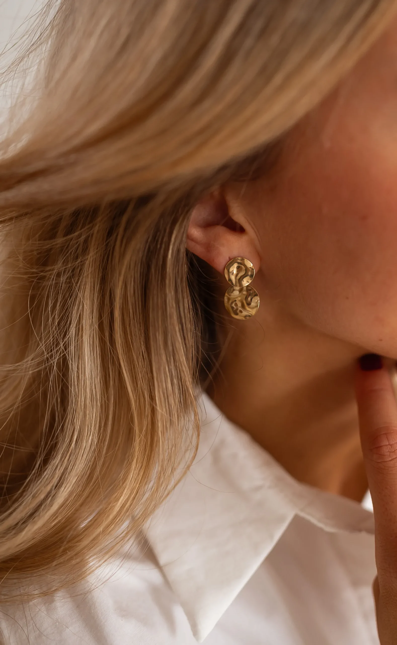 Shop Boucles d’oreilles Youri - doréesEasy Clothes Boucles d'oreilles